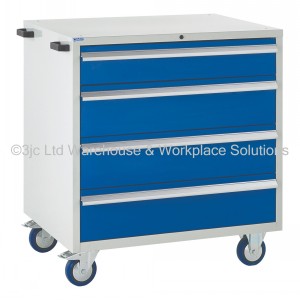 Euroslide Storage Cabinet Mobile 4 Drawers